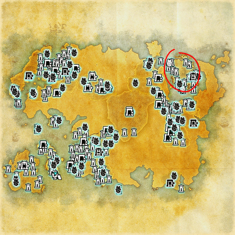 Vvardenfell Map - The Elder Scrolls Online: Morrowind (ESO)