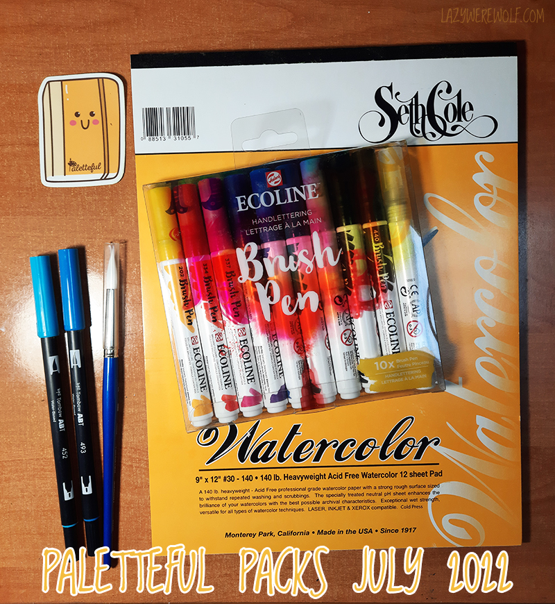 Talens Ecoline Brush Pen Set 10 Pastel - Wet Paint Artists