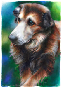 Lost Friend, alcohol markers on paper, 2023